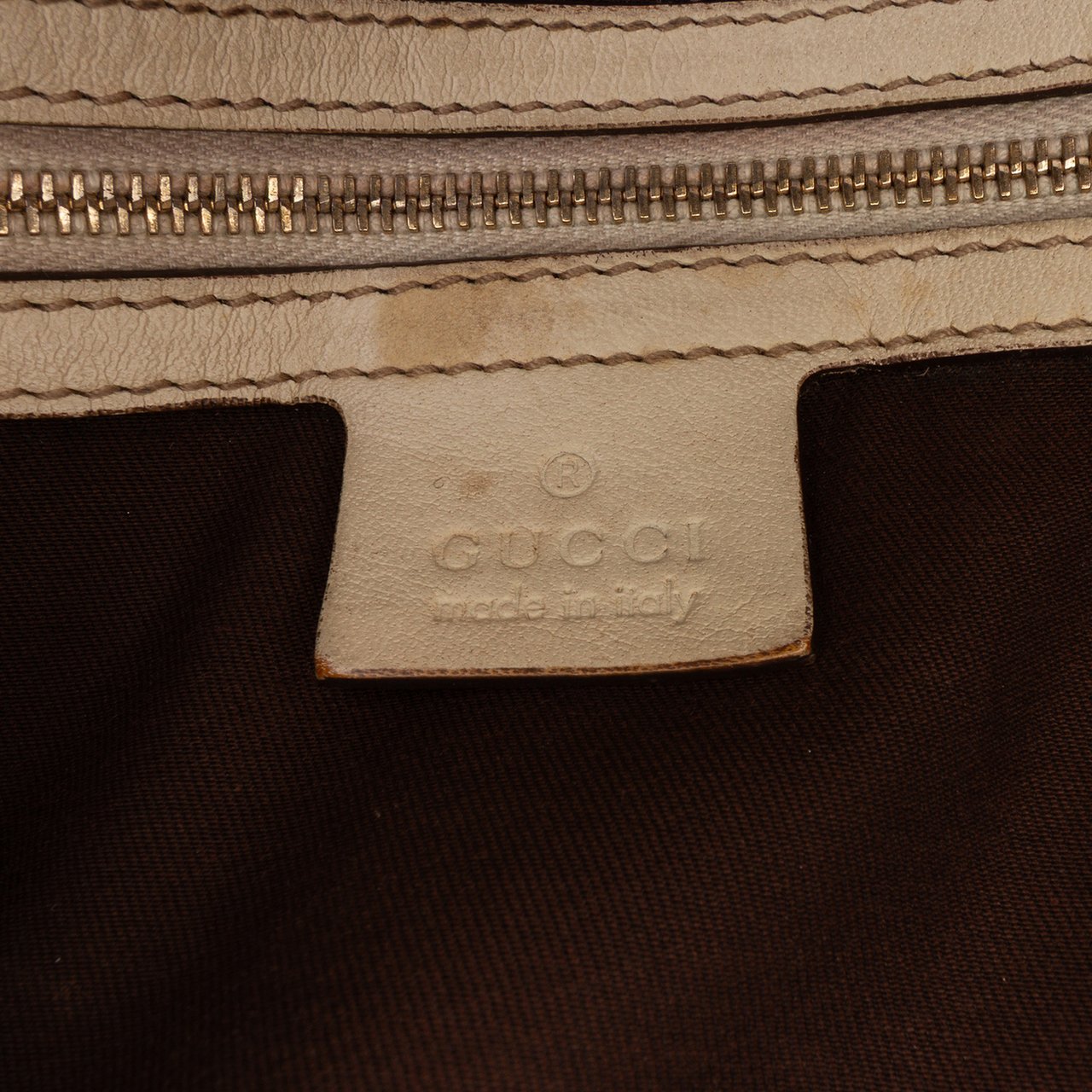 Gucci Small GG Canvas Horsebit Pelham Shoulder Bag Bruin