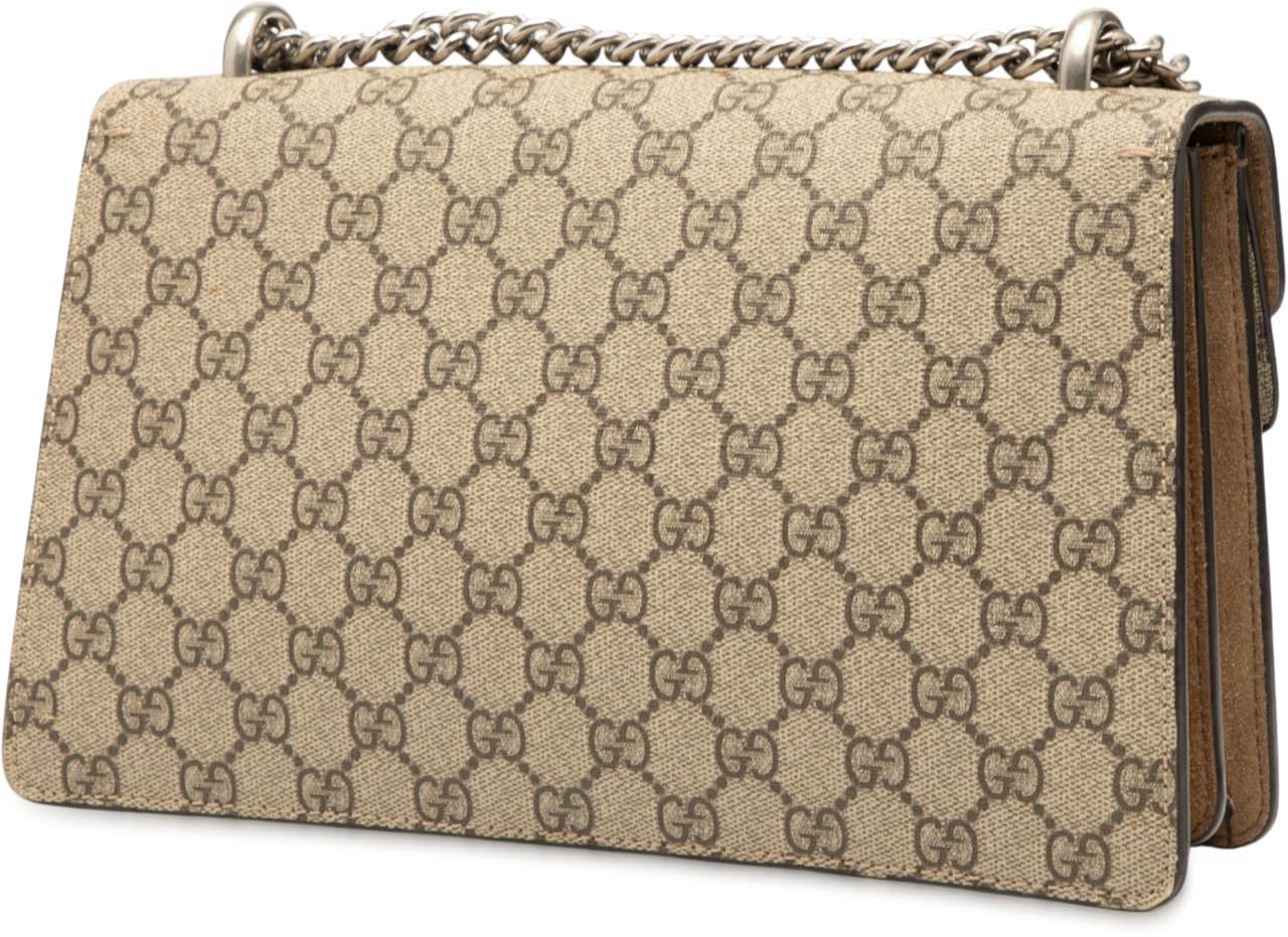 Gucci Medium GG Supreme Dionysus Shoulder Bag Bruin