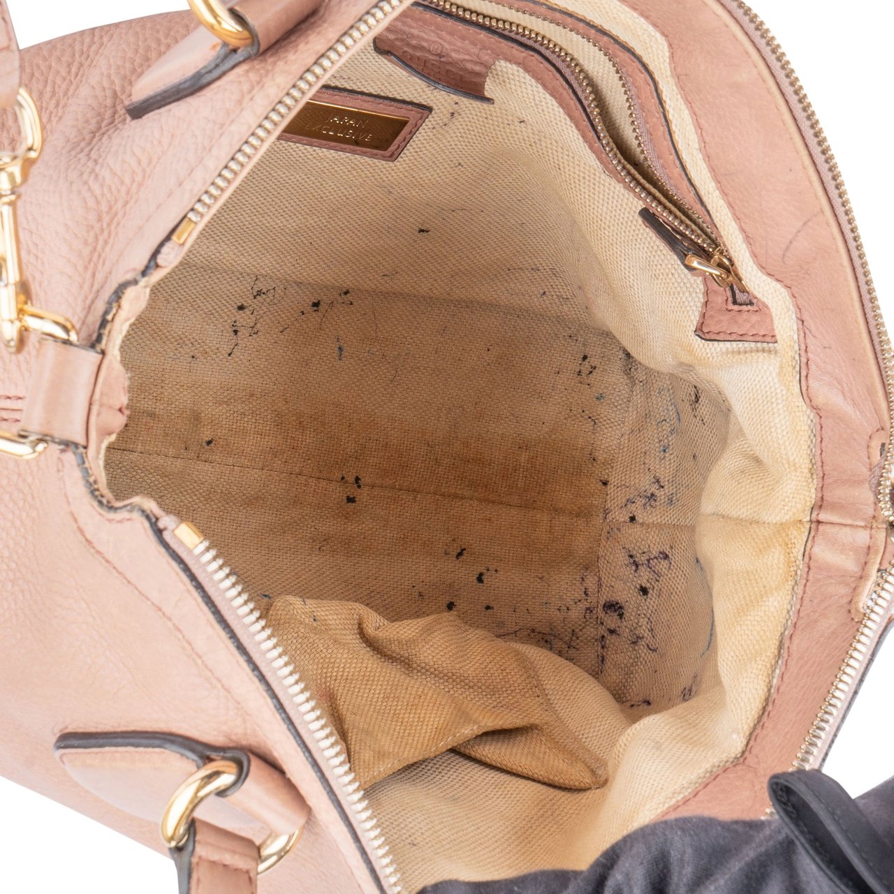 Gucci Gucci Pink Leather Soho Handbag Roze