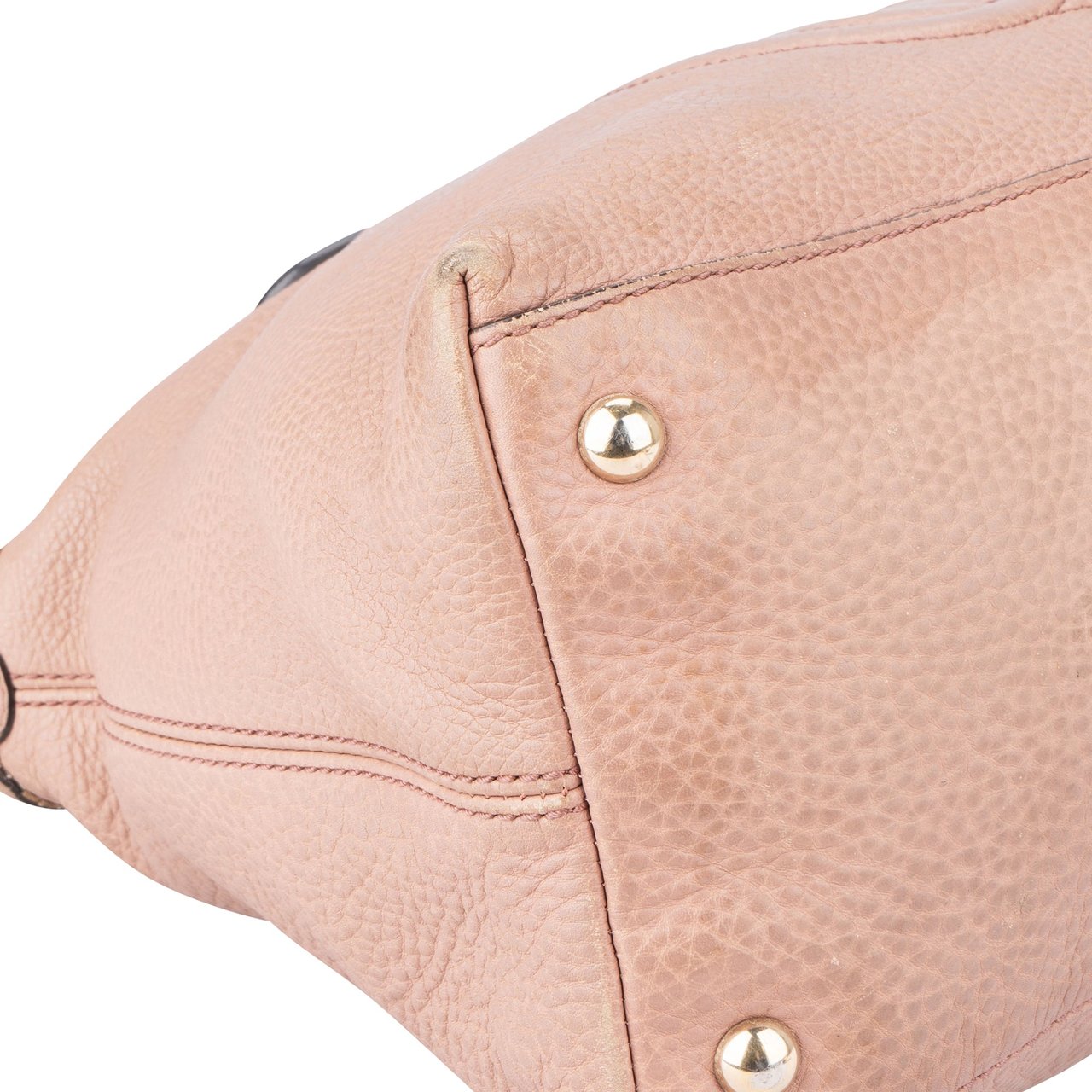 Gucci Gucci Pink Leather Soho Handbag Roze