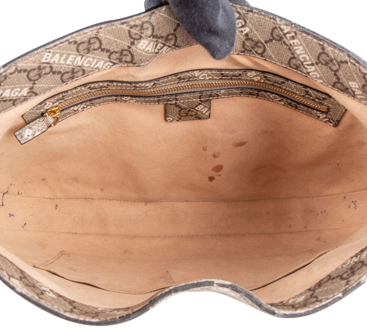 Gucci Gucci x Balenciaga GG Supreme The Hacker Project Jackie 1961 Shoulder Bag Beige