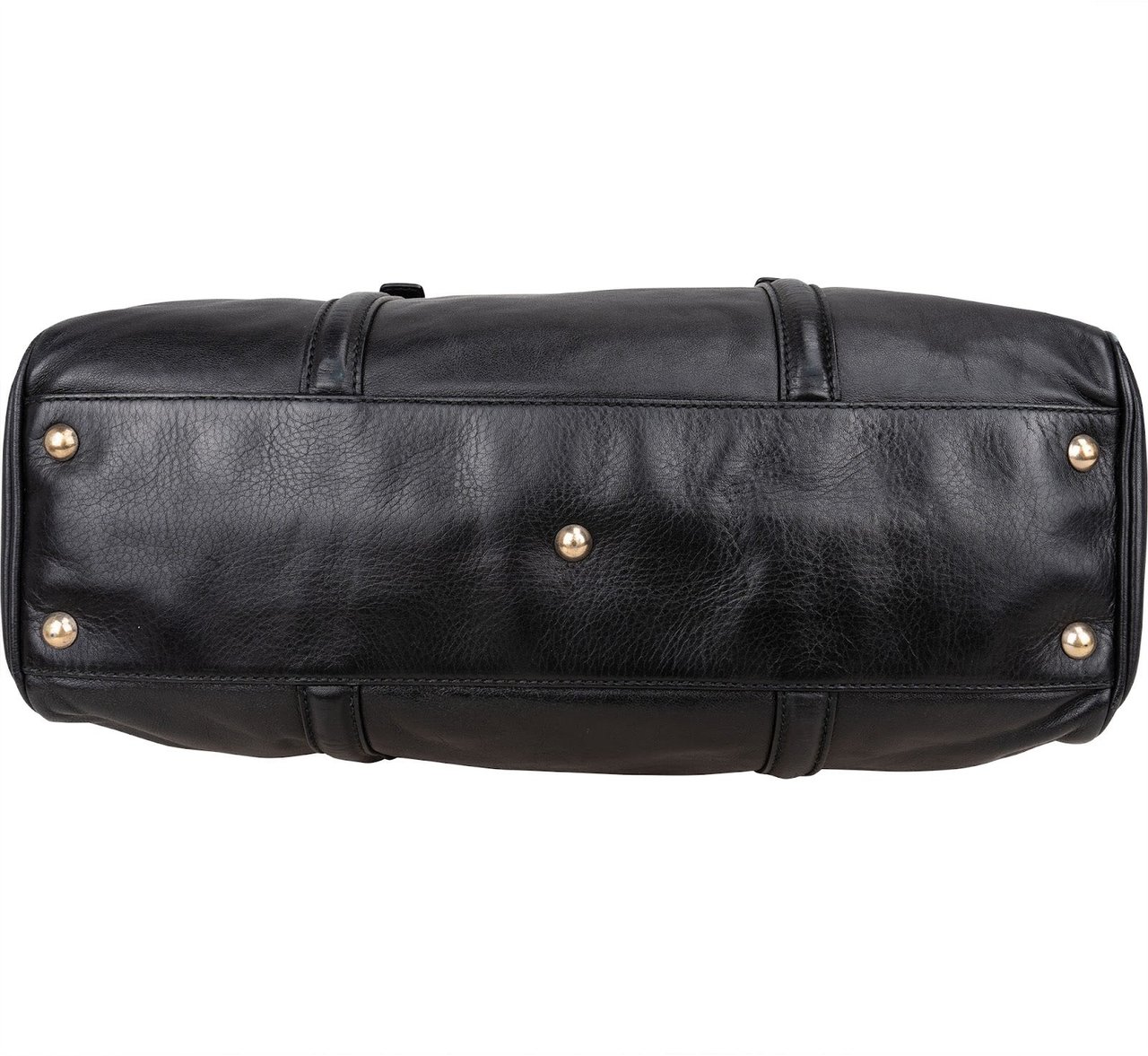 Gucci Leather Britt Boston Bag Handbag Zwart