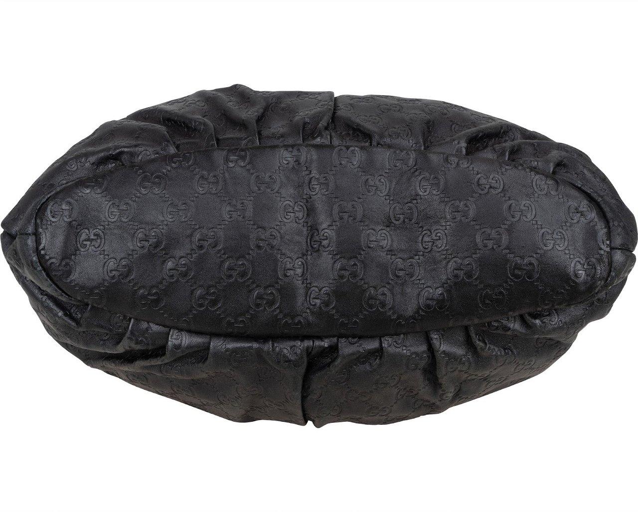 Gucci Gucci Guccissima Leather Studded Pelham Handbag Zwart