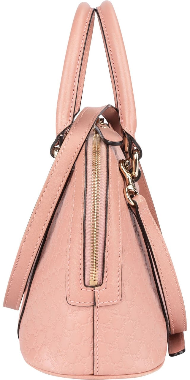 Gucci Gucci Microguccissima Leather Small Dome Satchel Handbag Rood