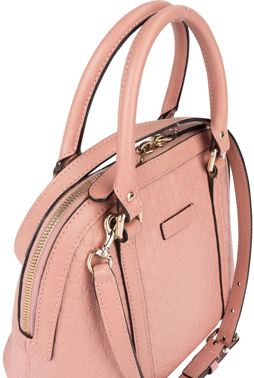 Gucci Gucci Microguccissima Leather Small Dome Satchel Handbag Rood