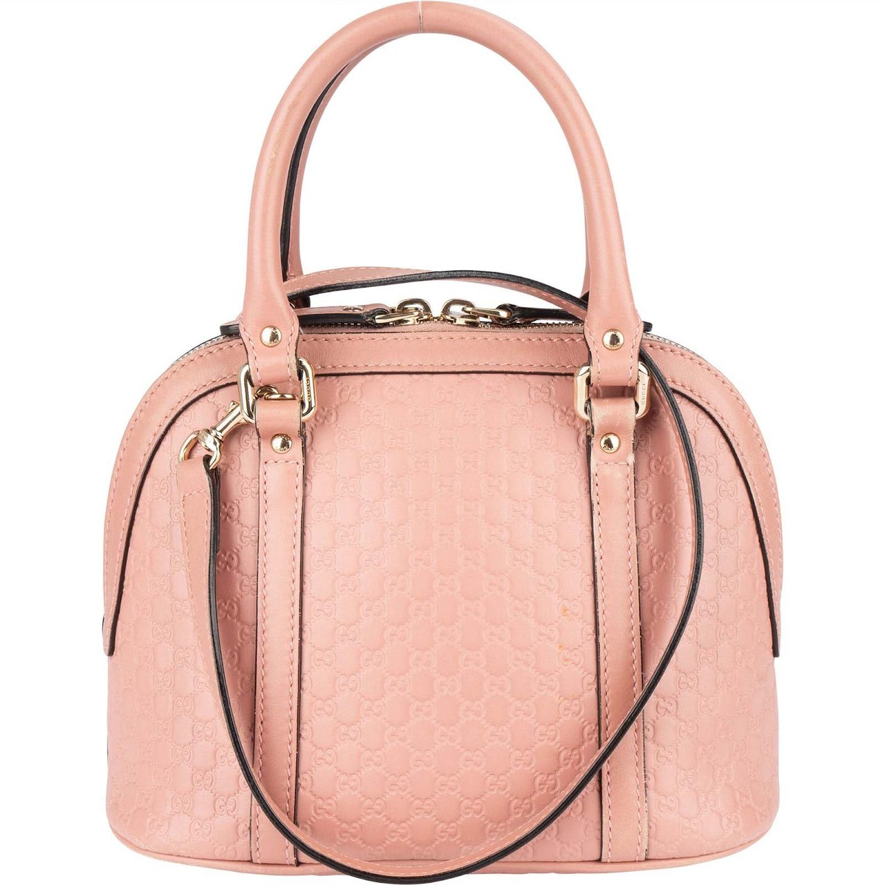 Gucci Microguccissima Leather Small Dome Satchel Handbag Divers