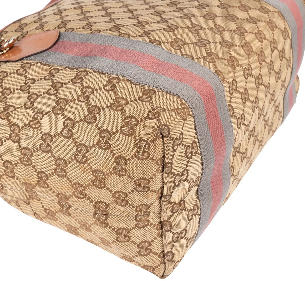 Gucci Gucci Monogram GG Jolly Charms Handbag Beige