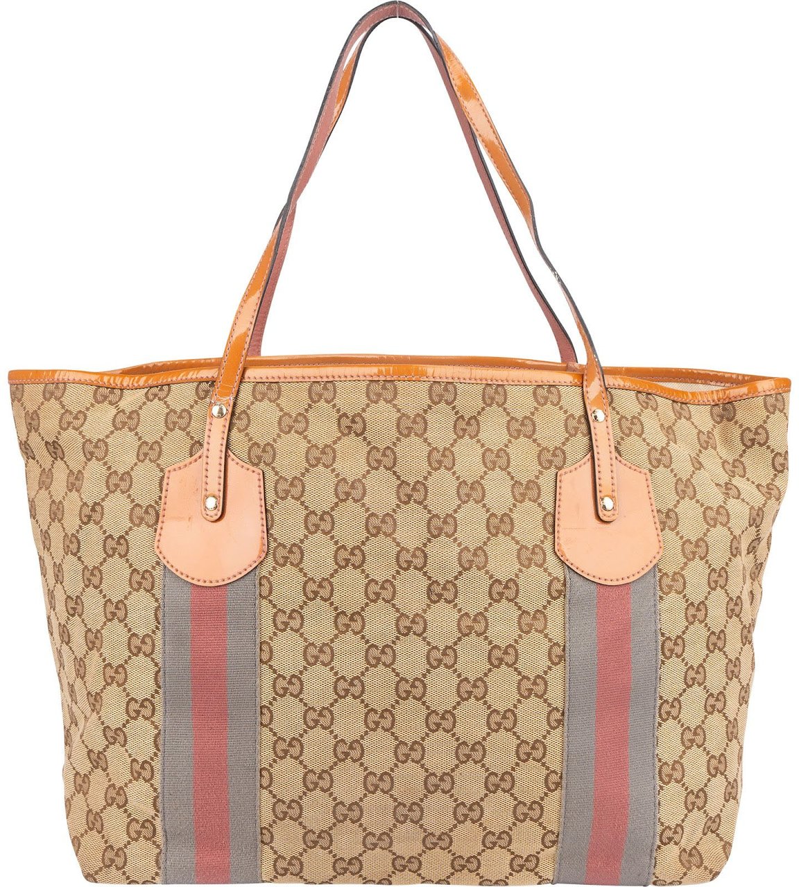 Gucci Gucci Monogram GG Jolly Charms Handbag Beige