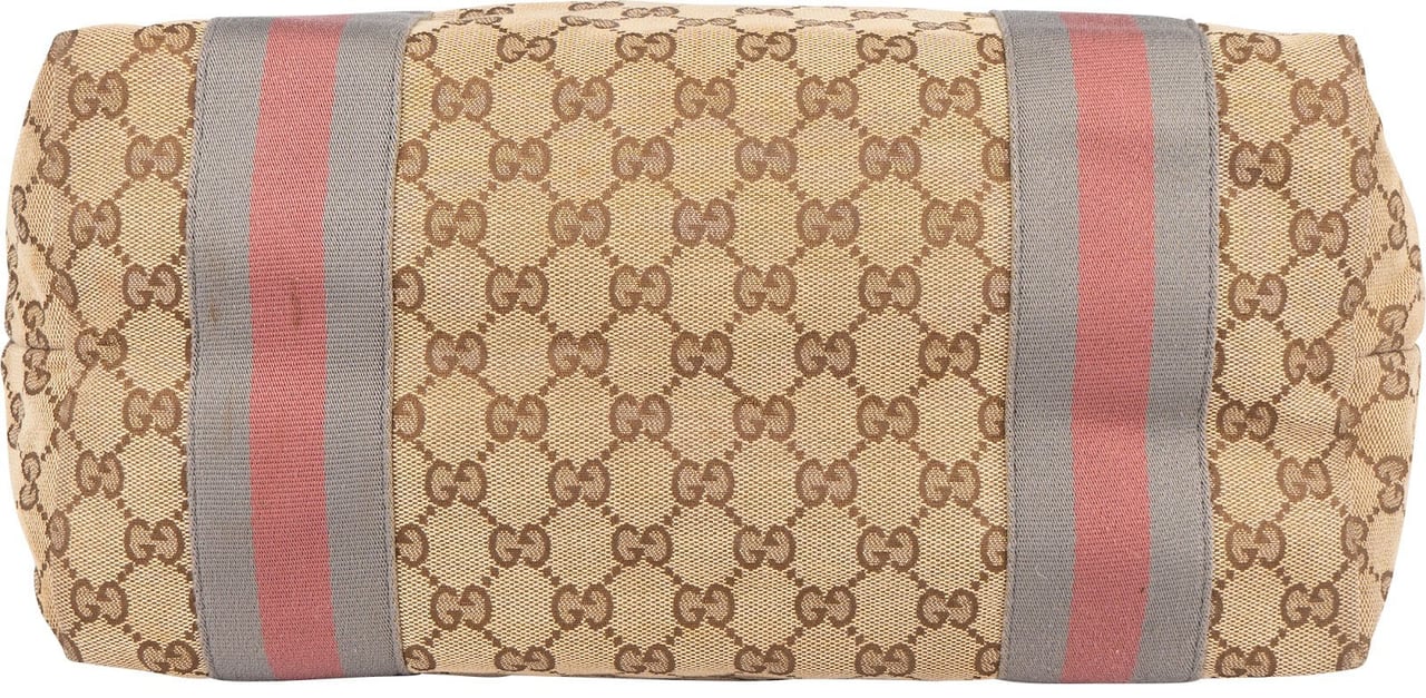 Gucci Gucci Monogram GG Jolly Charms Handbag Beige