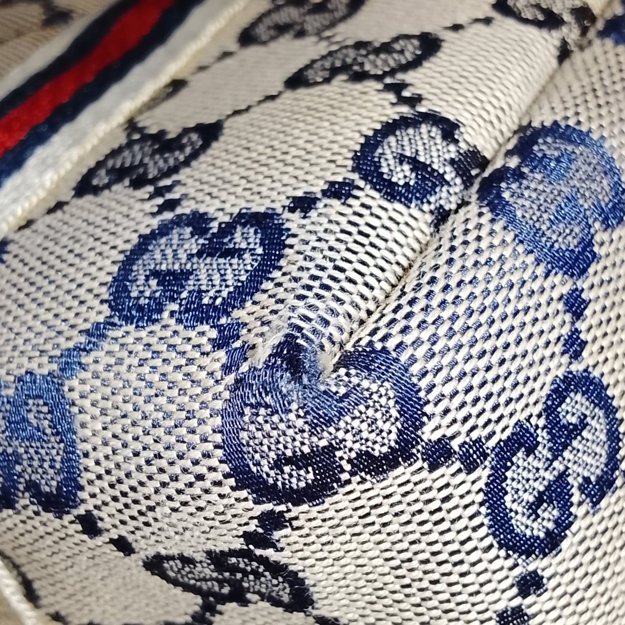 Gucci Gucci Monogram GG Jolicoeur Handbag Beige