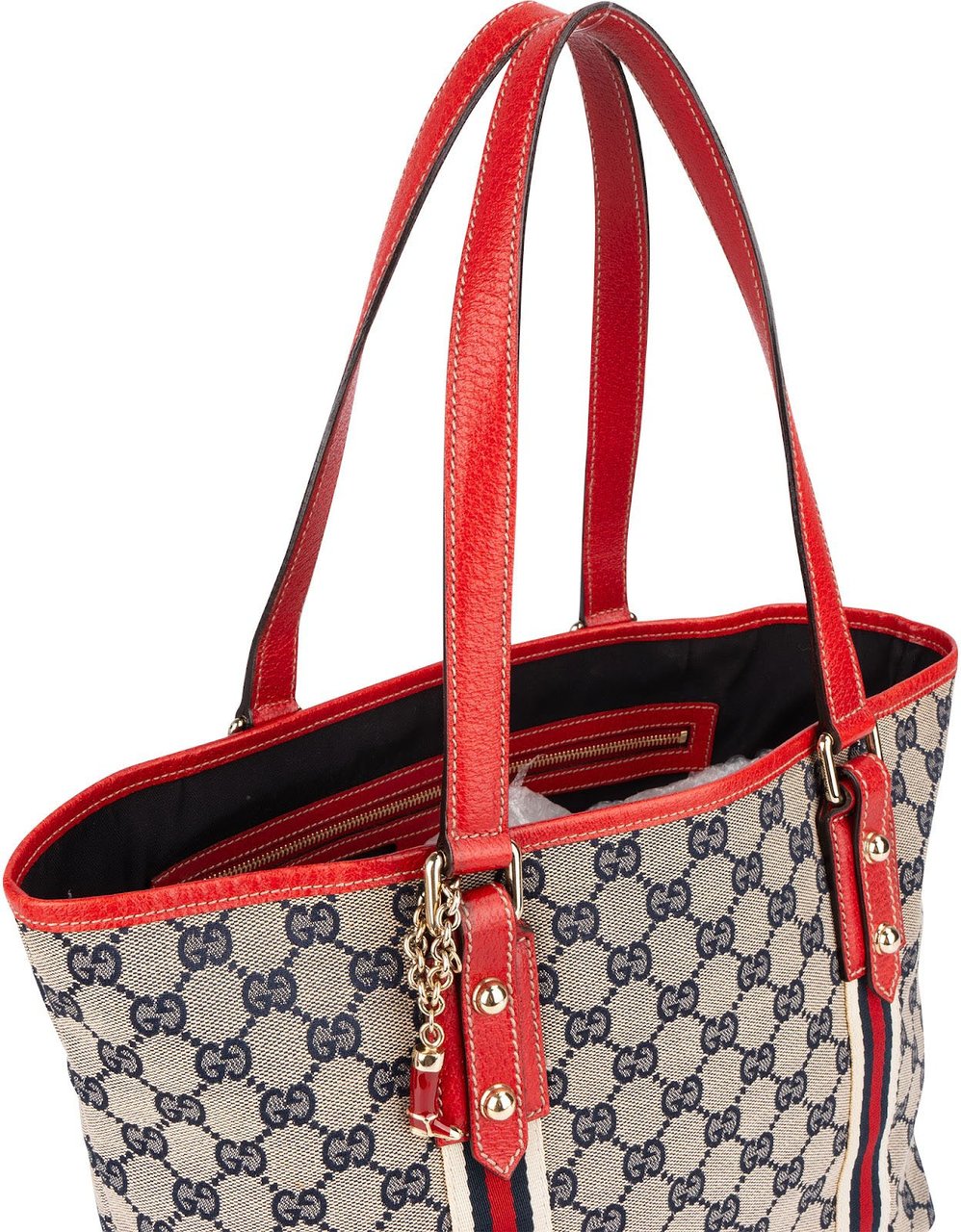 Gucci Gucci Monogram GG Jolicoeur Handbag Beige