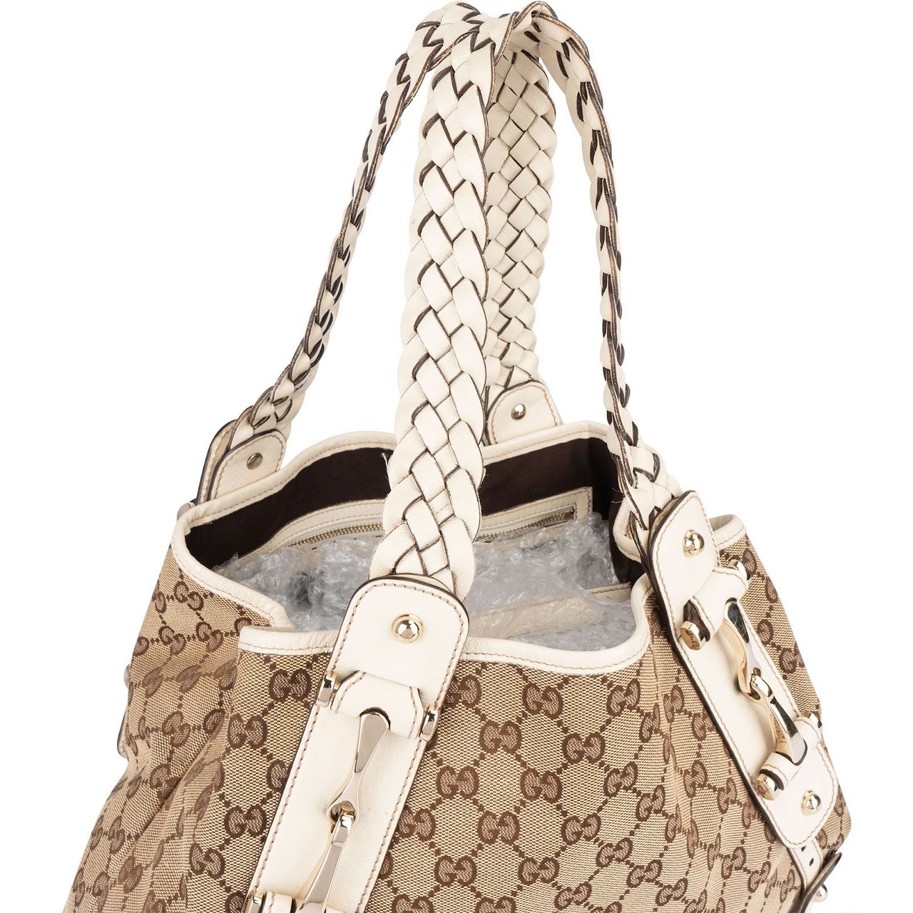 Gucci Gucci Monogram GG Pelham Handbag Beige