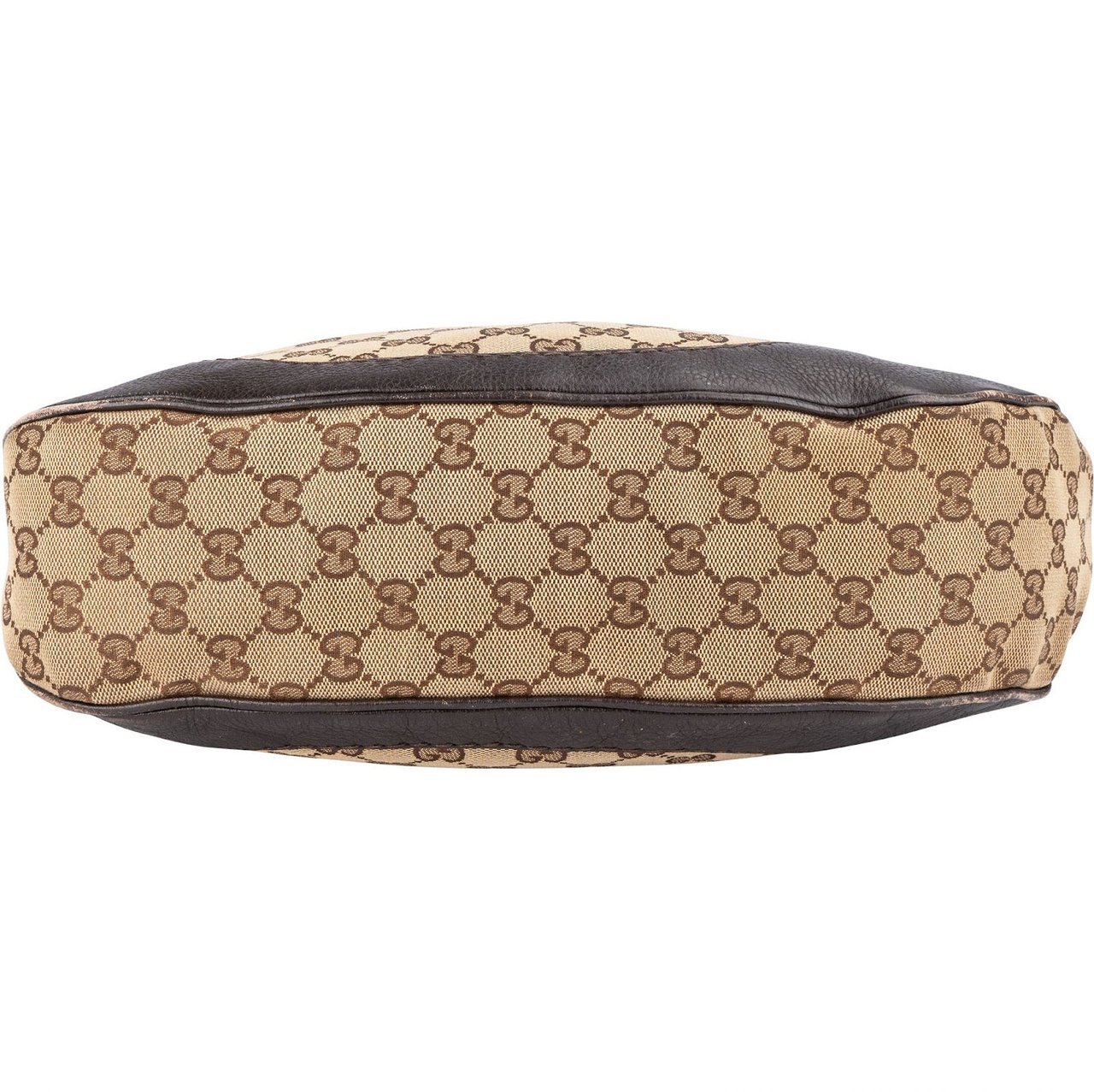 Gucci Gucci Monogram GG Canvas Charlotte Hobo Crossbody Bag Beige