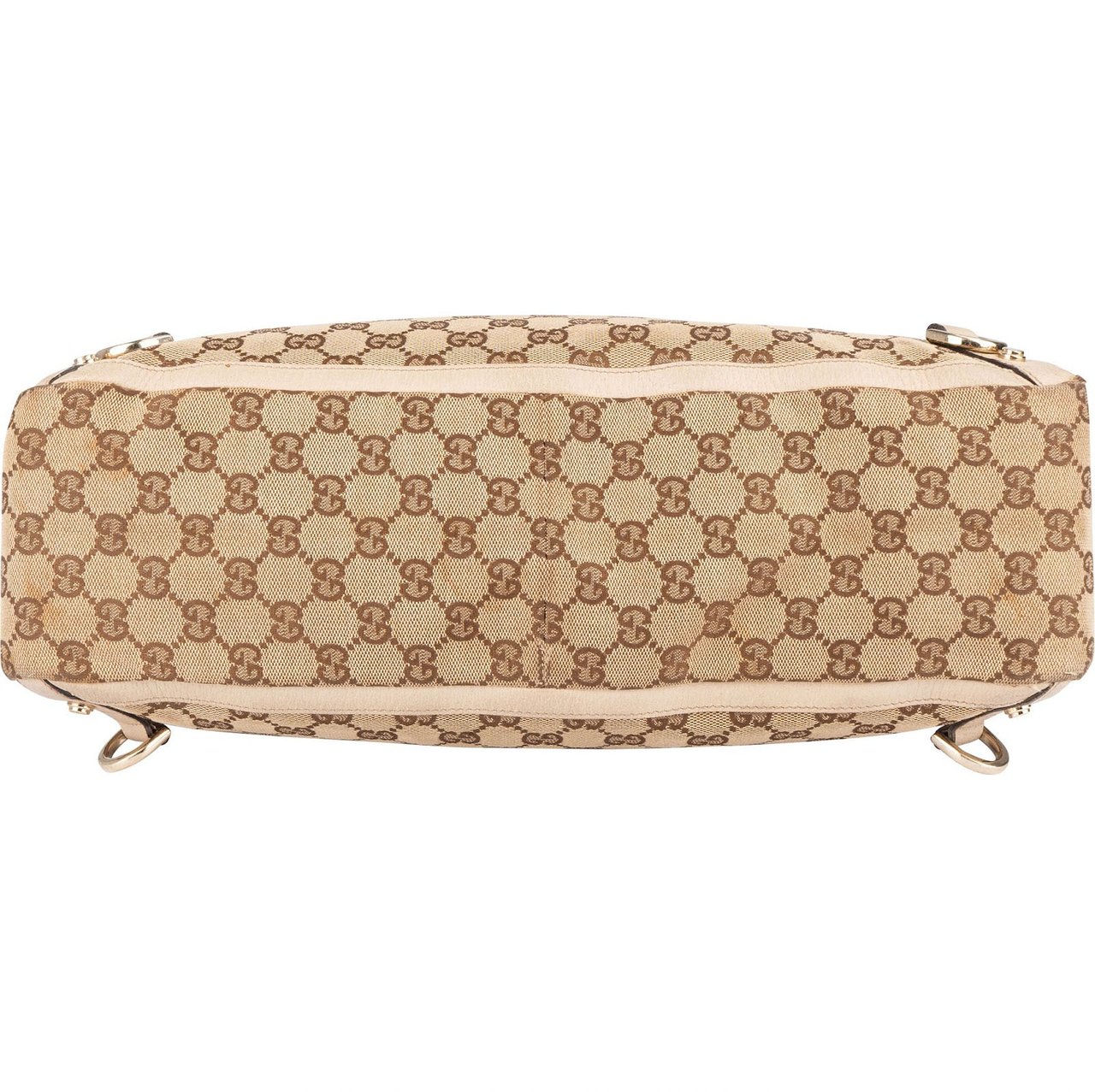 Gucci Gucci Monogram GG Canvas Abbey Handbag Beige