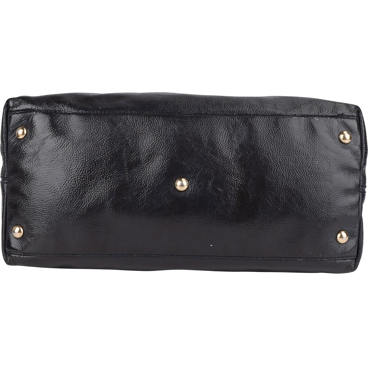 Gucci Black Patent Leather Soho Handbag Zwart