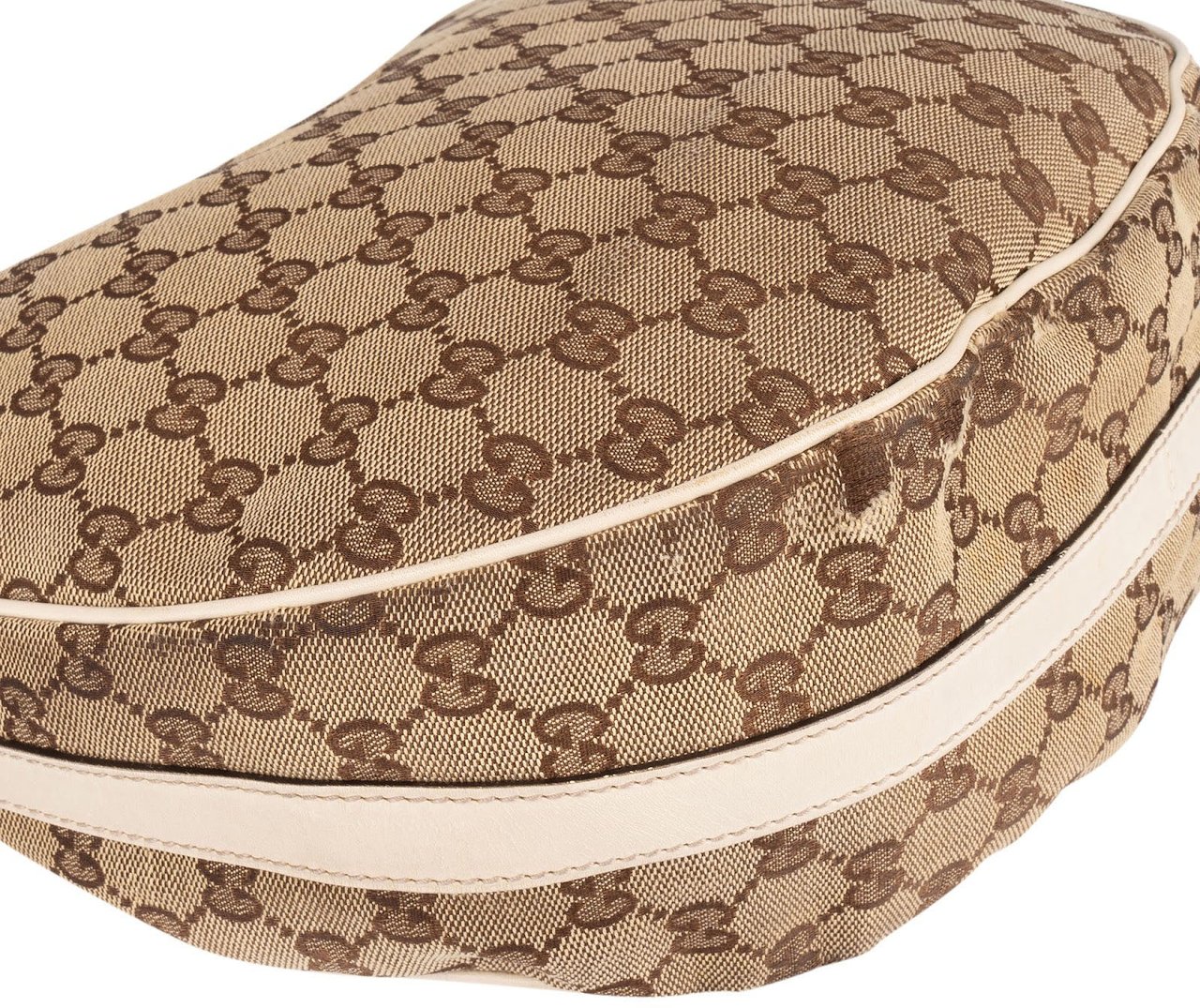 Gucci Gucci Monogram GG Twins Hobo Shoulder Bag Beige