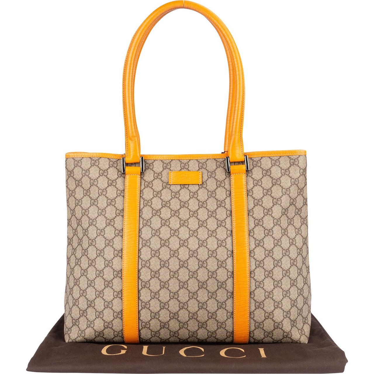Gucci Gucci Monogram GG Supreme Shoulder Bag Beige