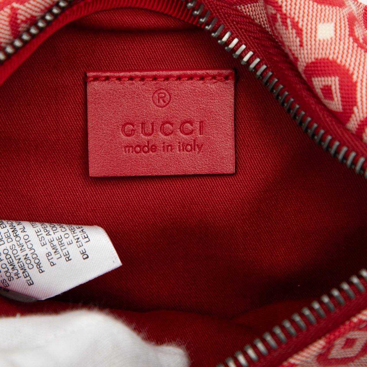 Gucci Kids GG Supreme Stars Web Belt Bag Rood