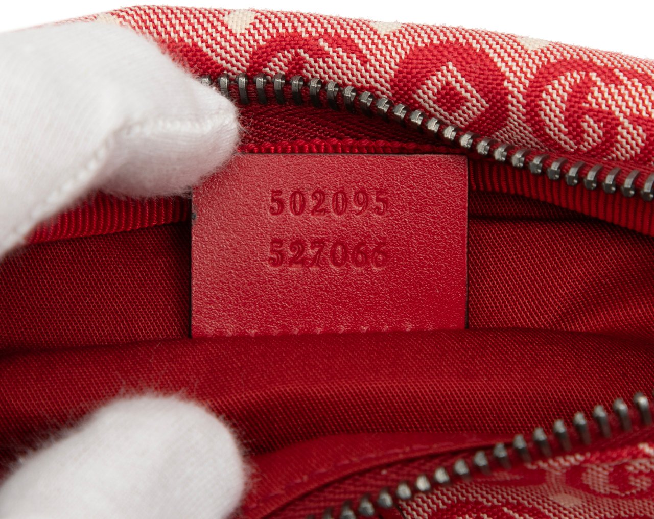 Gucci Kids GG Supreme Stars Web Belt Bag Rood