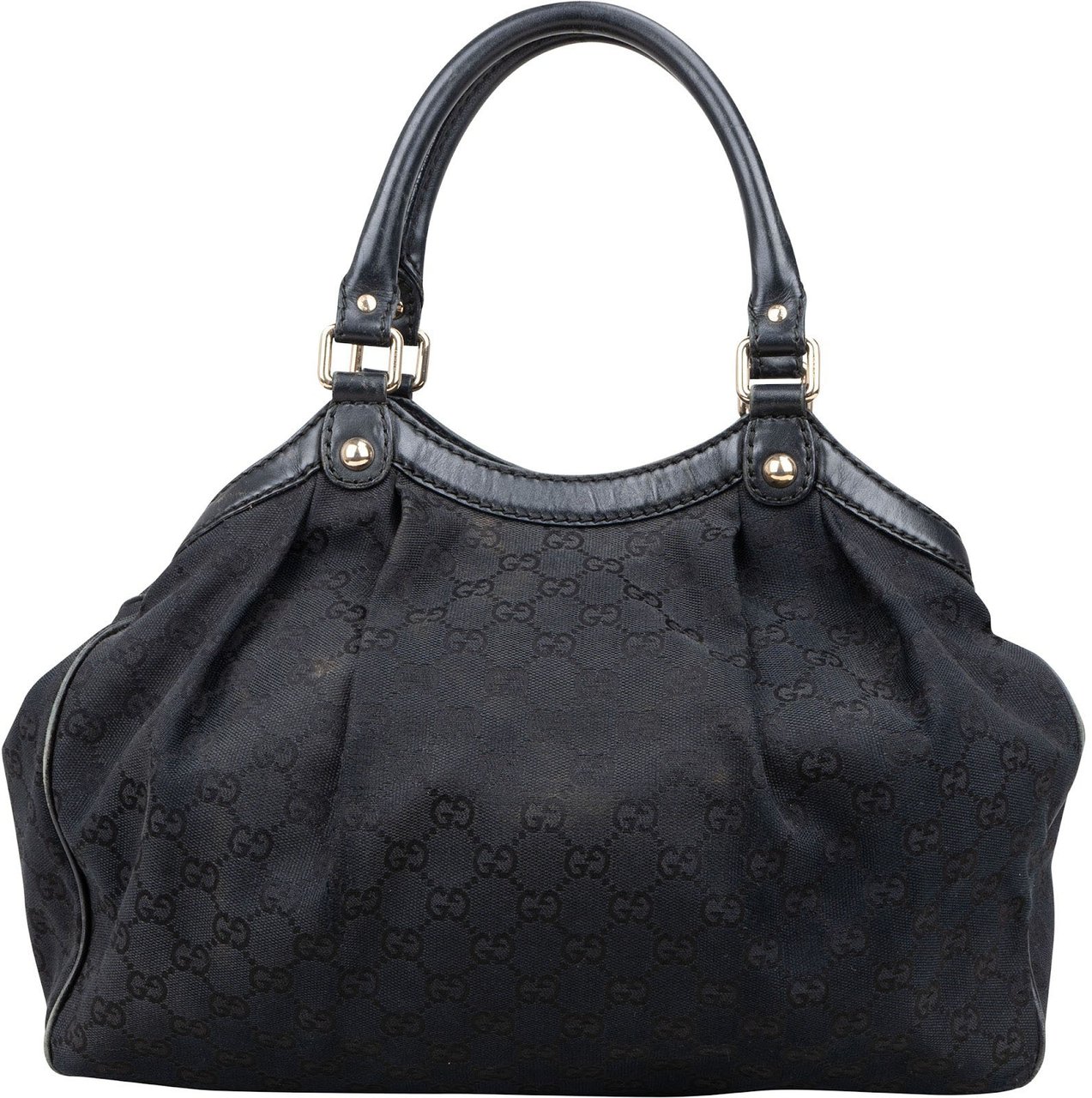 Gucci Gucci Monogram GG Monogram Sukey Handbag Zwart