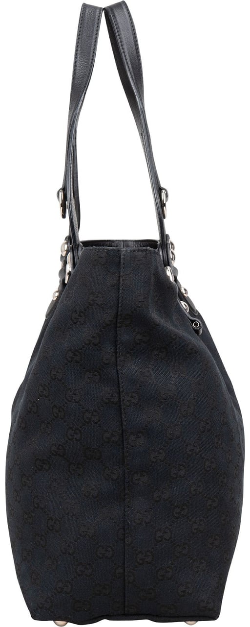 Gucci Monogram GG Monogram Abbey D-Ring Tote Shoulder Bag Zwart