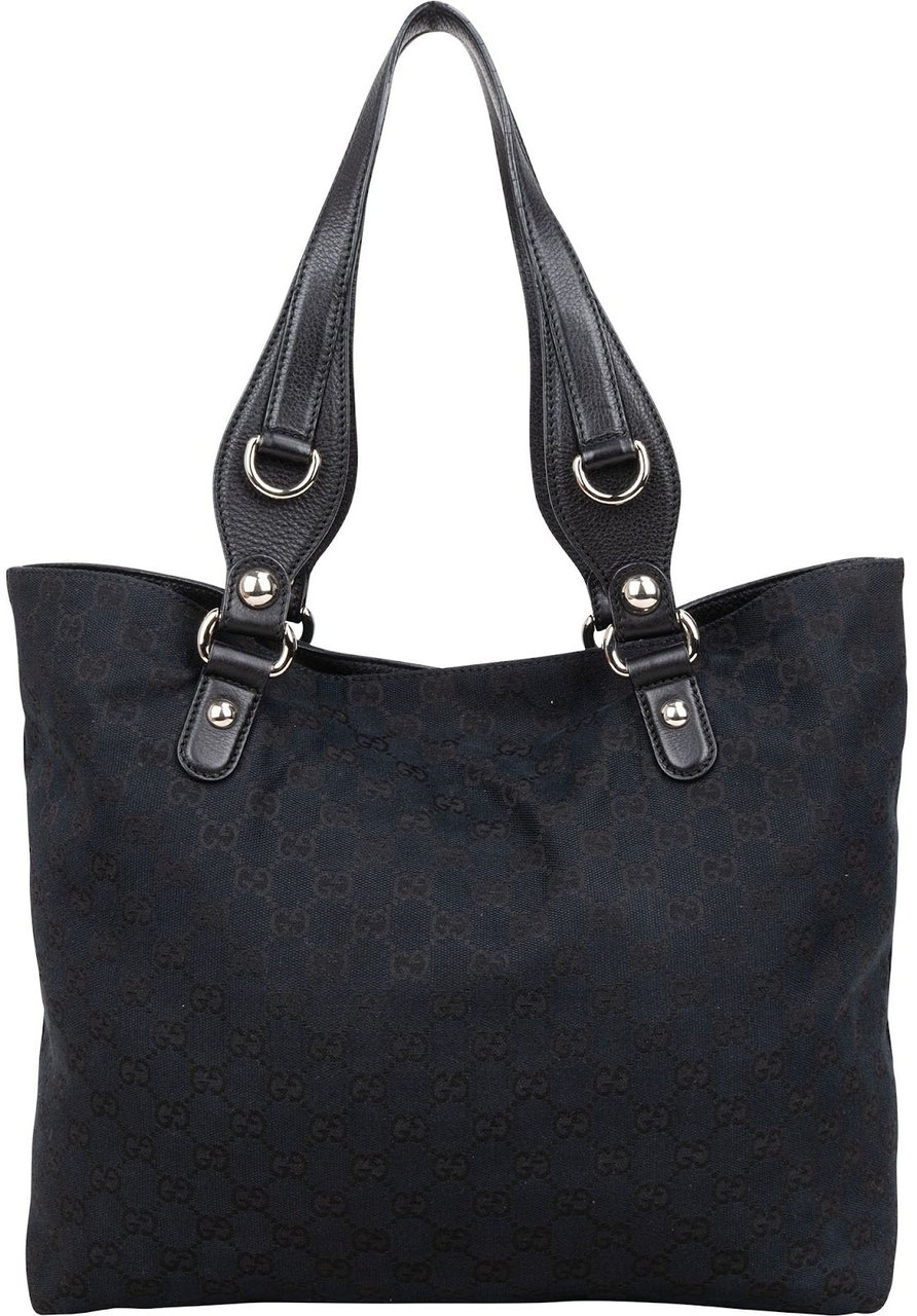 Gucci Gucci Monogram GG Monogram Abbey D-Ring Tote Shoulder Bag Zwart
