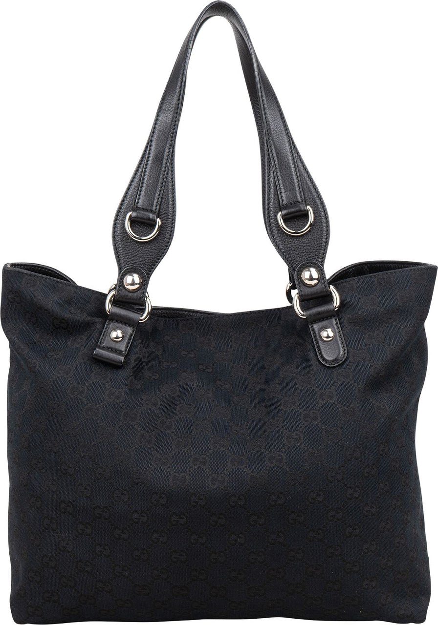 Gucci Monogram GG Monogram Abbey D-Ring Tote Shoulder Bag Zwart