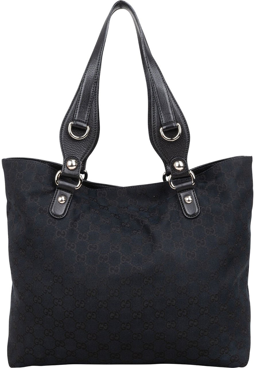 Gucci Monogram GG Monogram Abbey D-Ring Tote Shoulder Bag Zwart