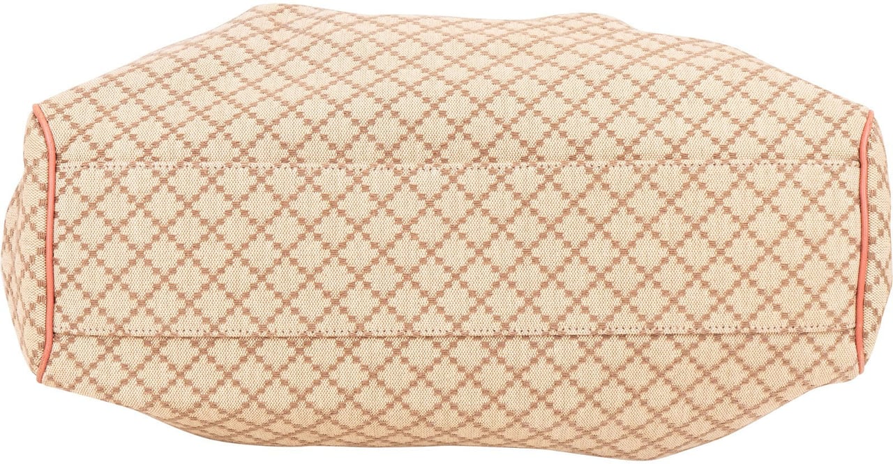 Gucci Gucci Diamante Monogram Sukey Top Handle Bag Handbag Beige