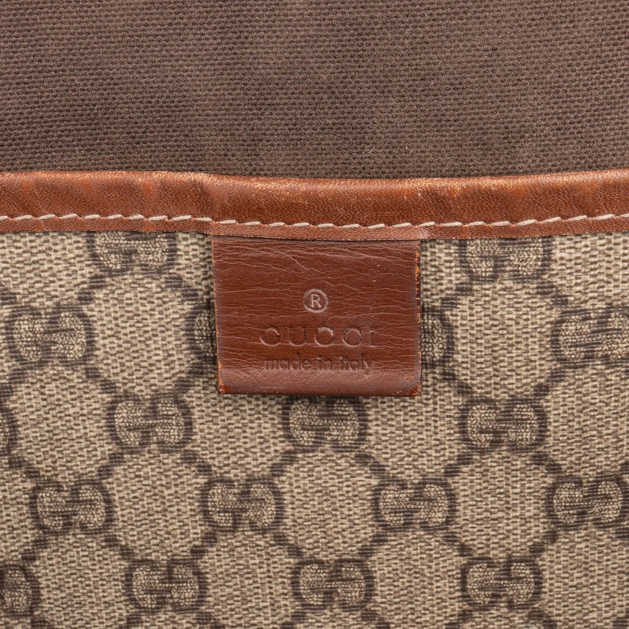 Gucci Gucci Monogram GG Supreme Canvas Tote Handbag Beige