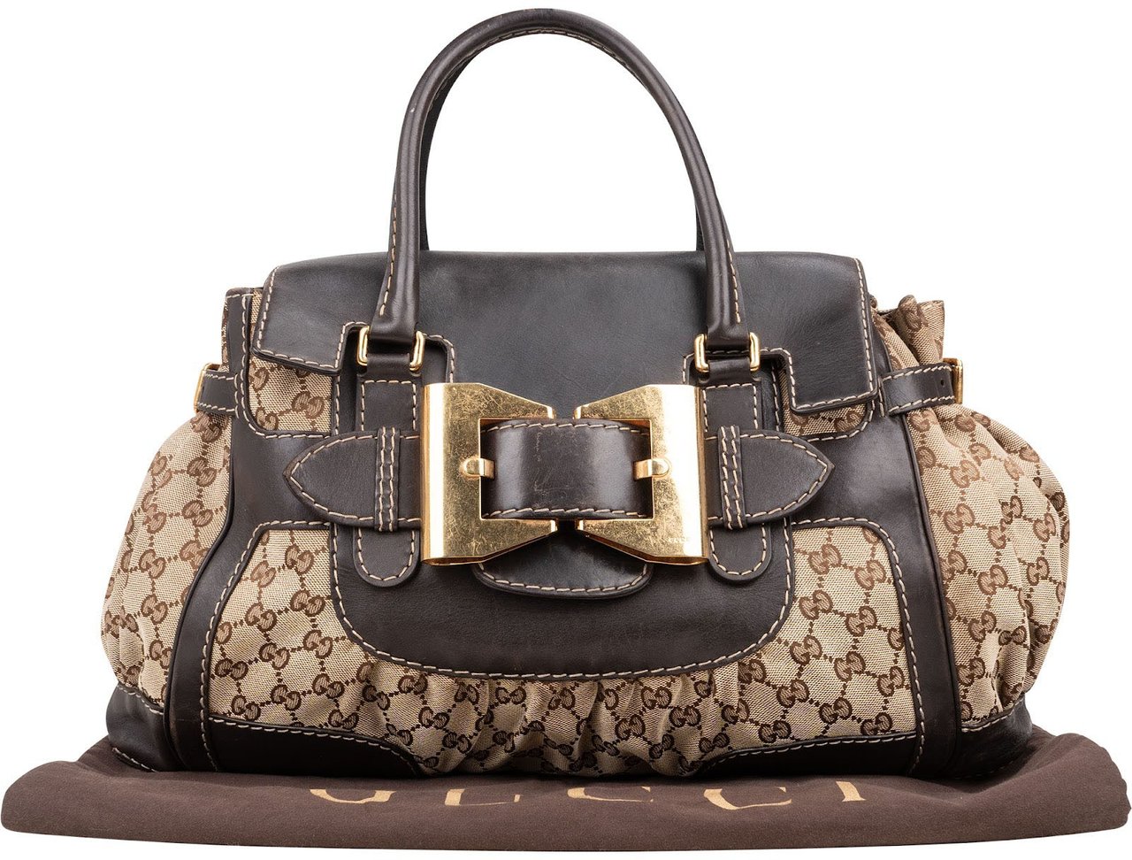 Gucci Gucci GG Monogram Hysteria Top Handle Handbag Divers