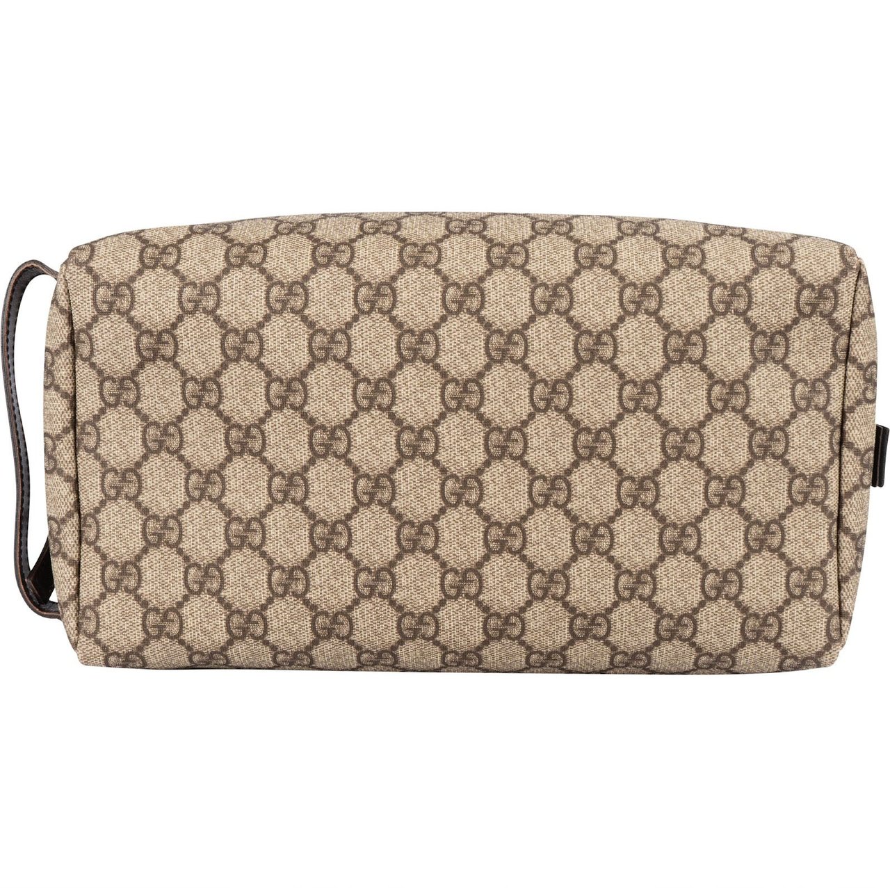 Gucci Gucci Monogram GG Supreme Toiletry Pouch Bag Beige