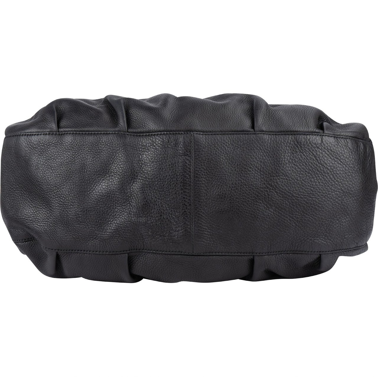 Gucci Gucci Black Leather Horsebit Handbag Zwart