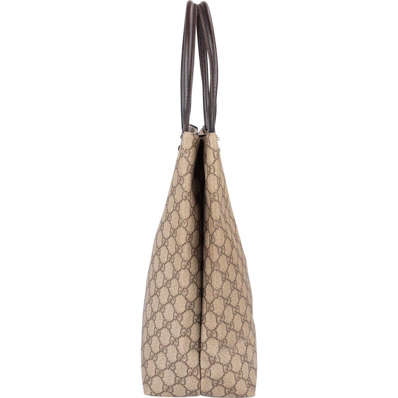 Gucci Gucci Monogram GG Supreme Canvas Tote Handbag Beige