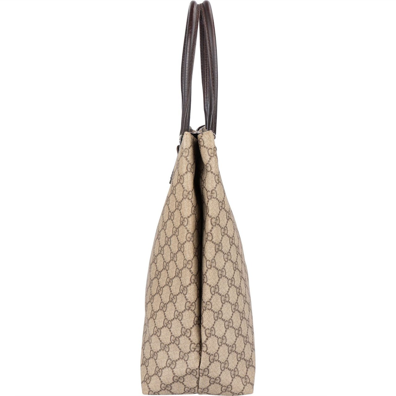 Gucci Gucci Monogram GG Supreme Canvas Tote Handbag Beige