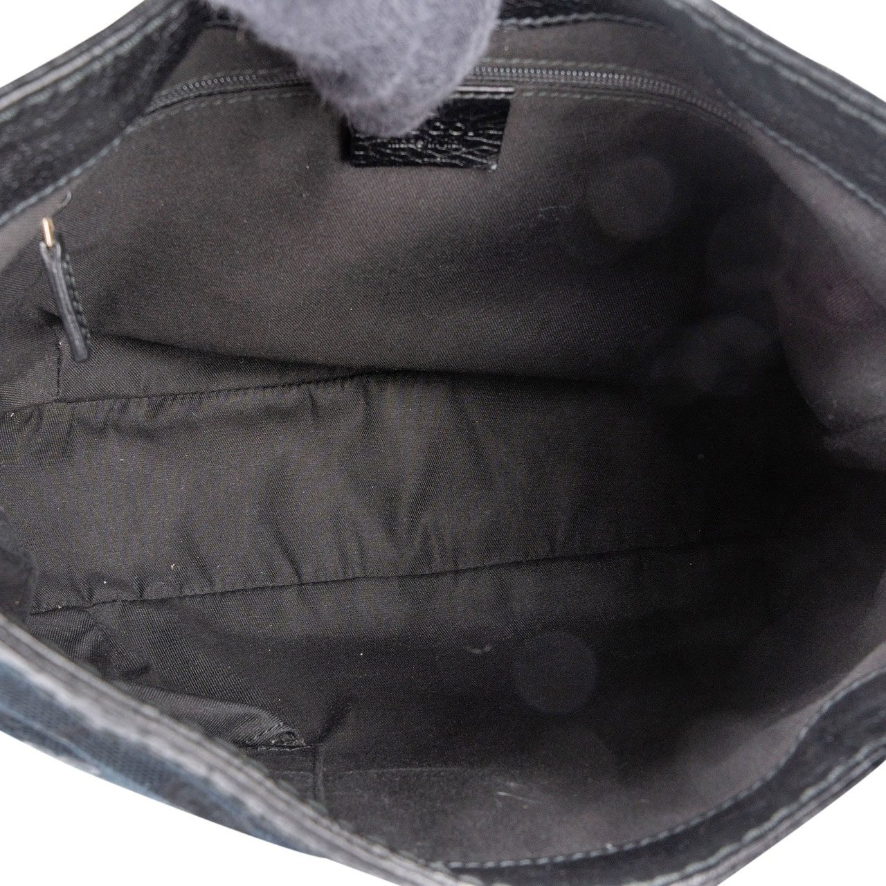 Gucci Gucci Monogram GG New Ladies Web Hobo Shoulder Bag Zwart