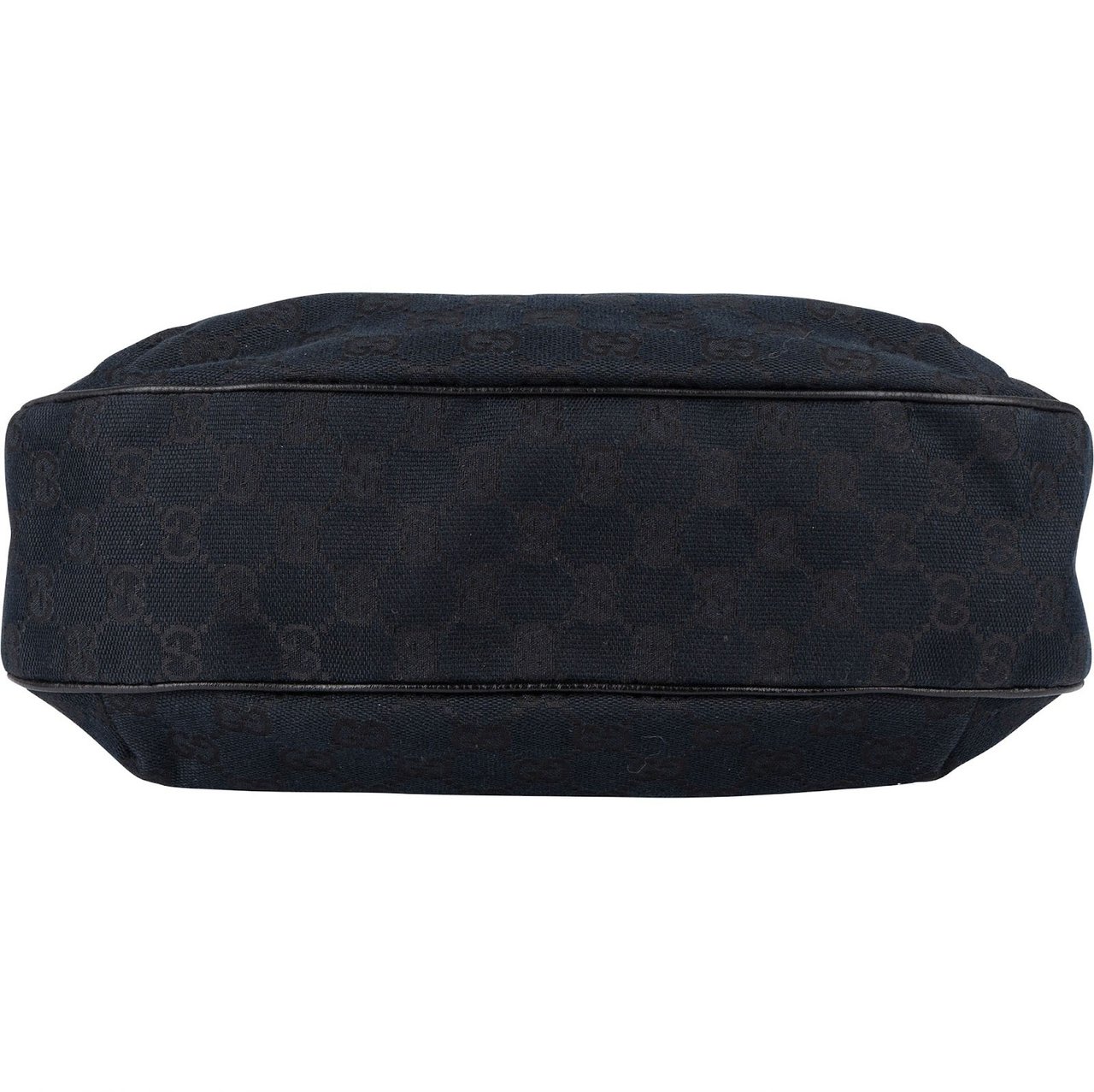 Gucci Gucci Monogram GG New Ladies Web Hobo Shoulder Bag Zwart