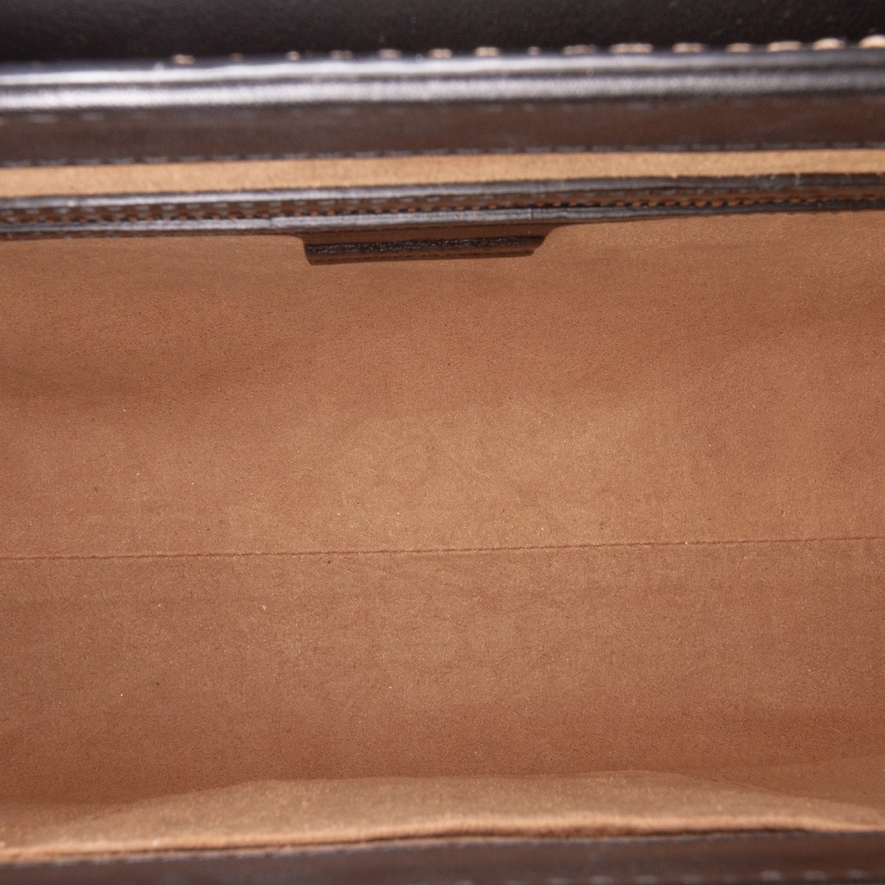 Gucci Small GG Supreme Padlock Satchel Bruin