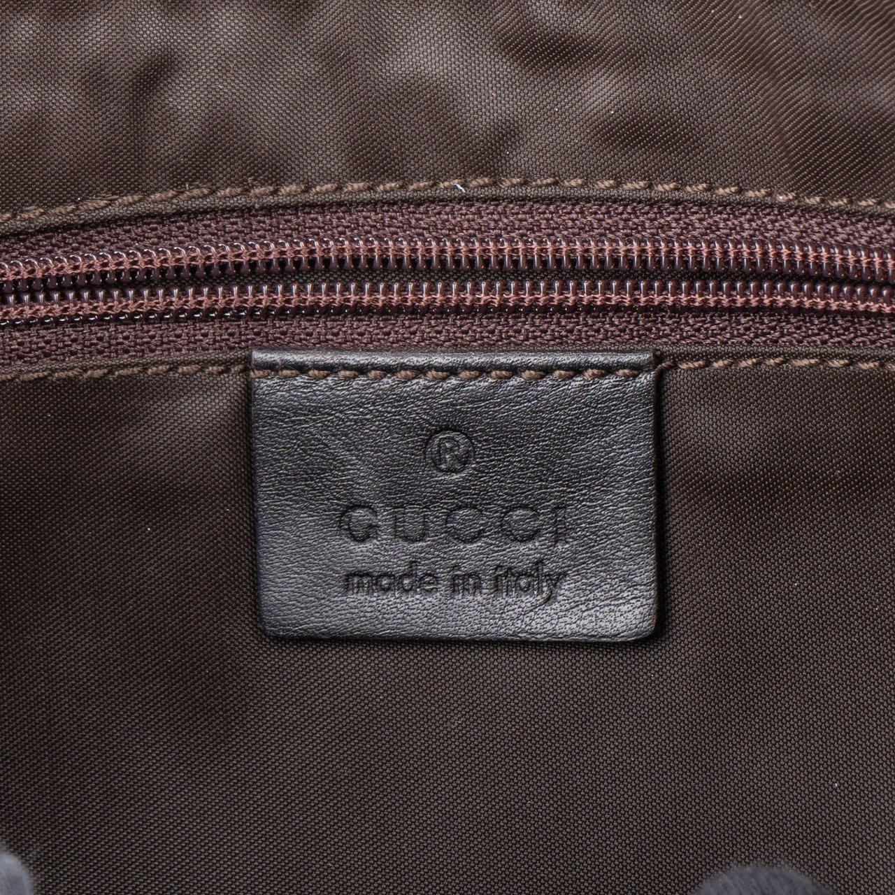 Gucci Gucci GG Monogram Bamboo Handbag Bruin
