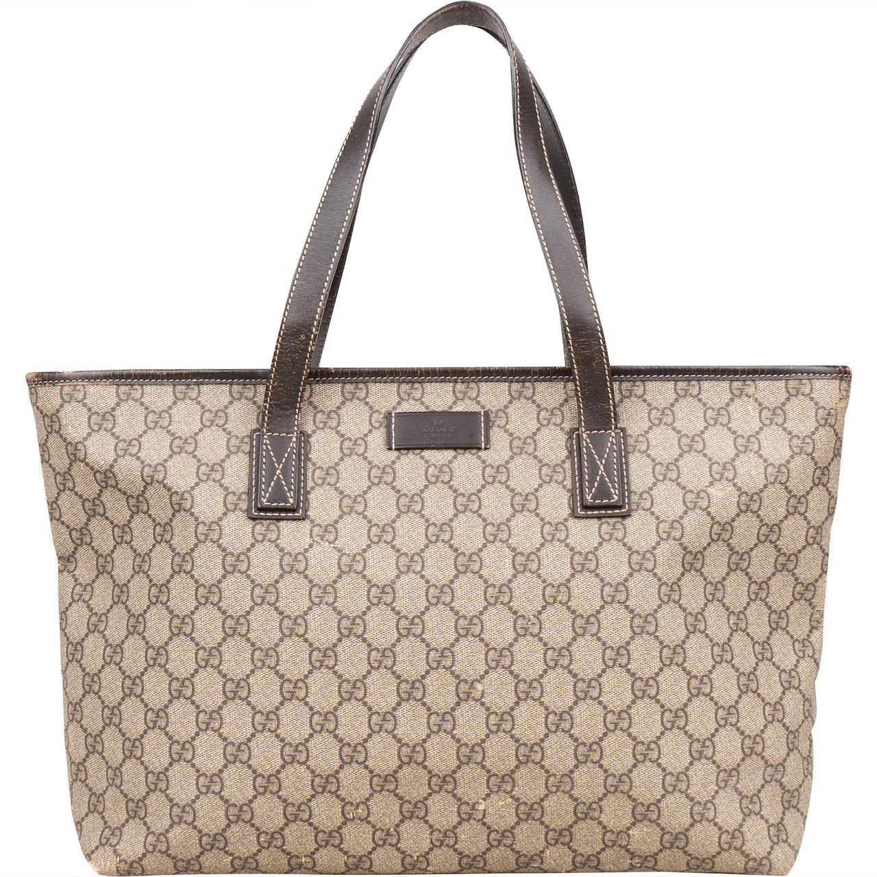 Gucci Gucci Monogram GG Supreme Handbag Beige