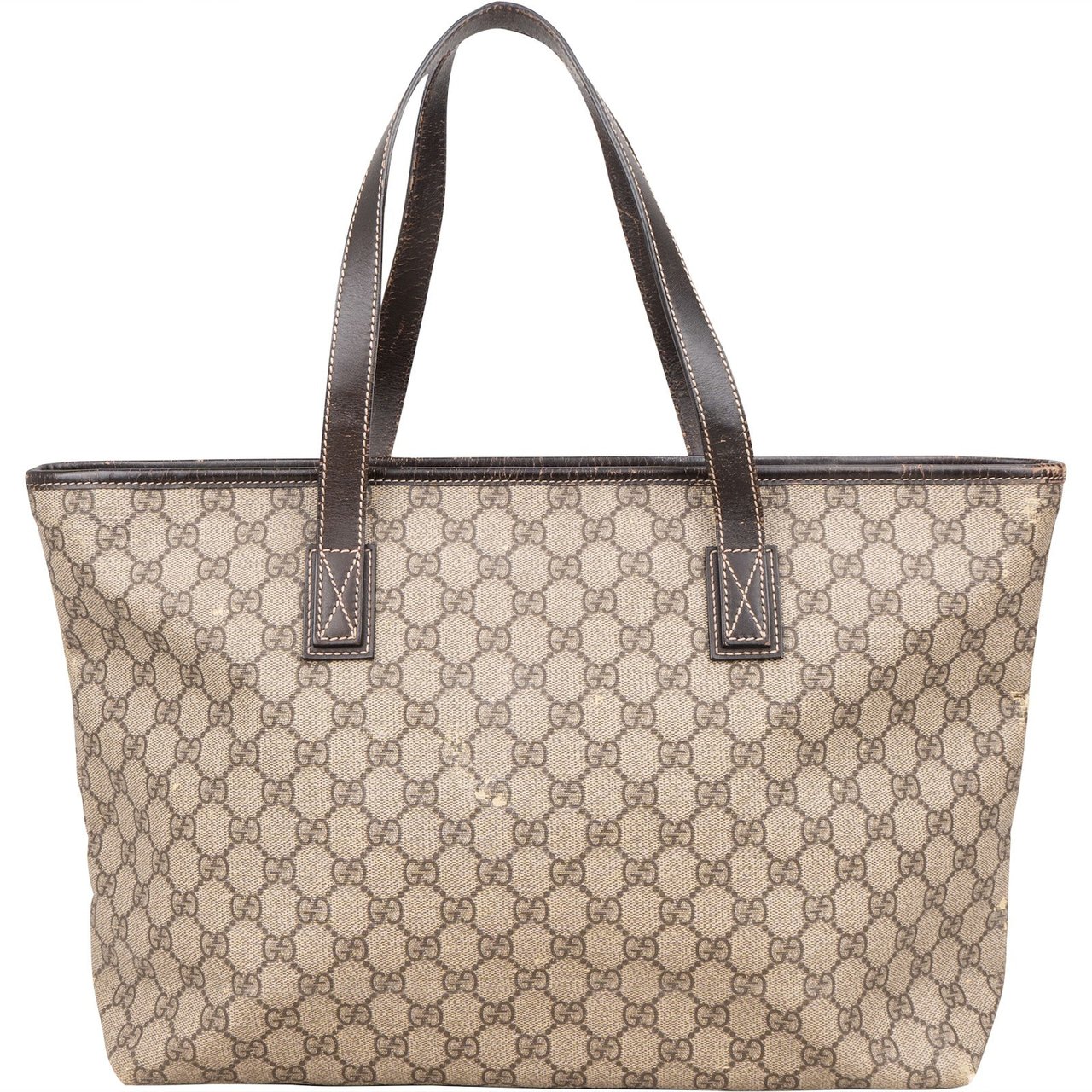 Gucci Gucci Monogram GG Supreme Handbag Beige