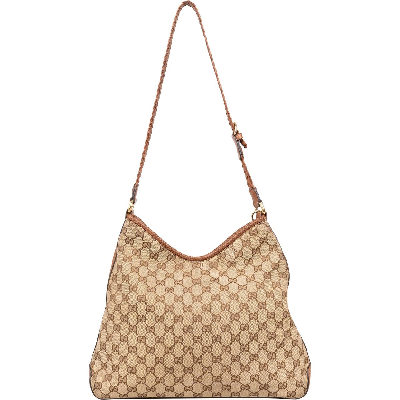 Gucci Gucci Monogram GG Canvas Marrakesh Crossbody Bag Beige