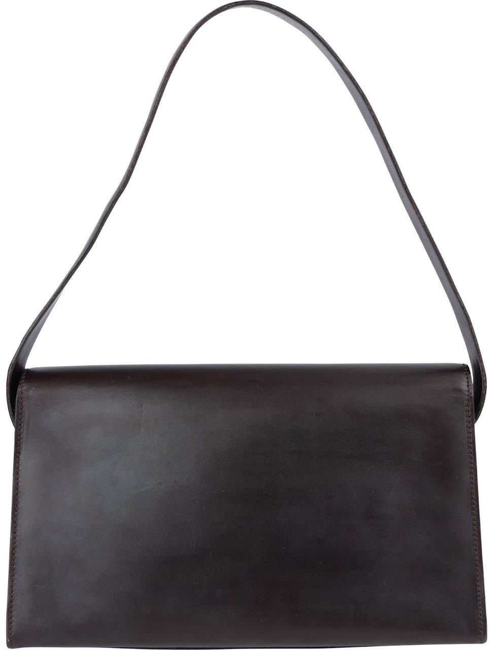 Gucci Gucci Patent Leather GG Shoulder Flap Bag Bruin