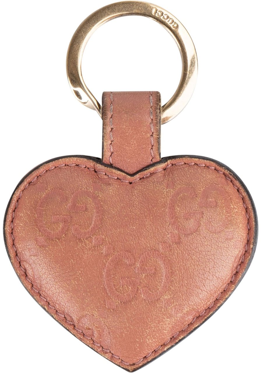 Gucci Gucci Guccissima Heart Key Pendant Rood