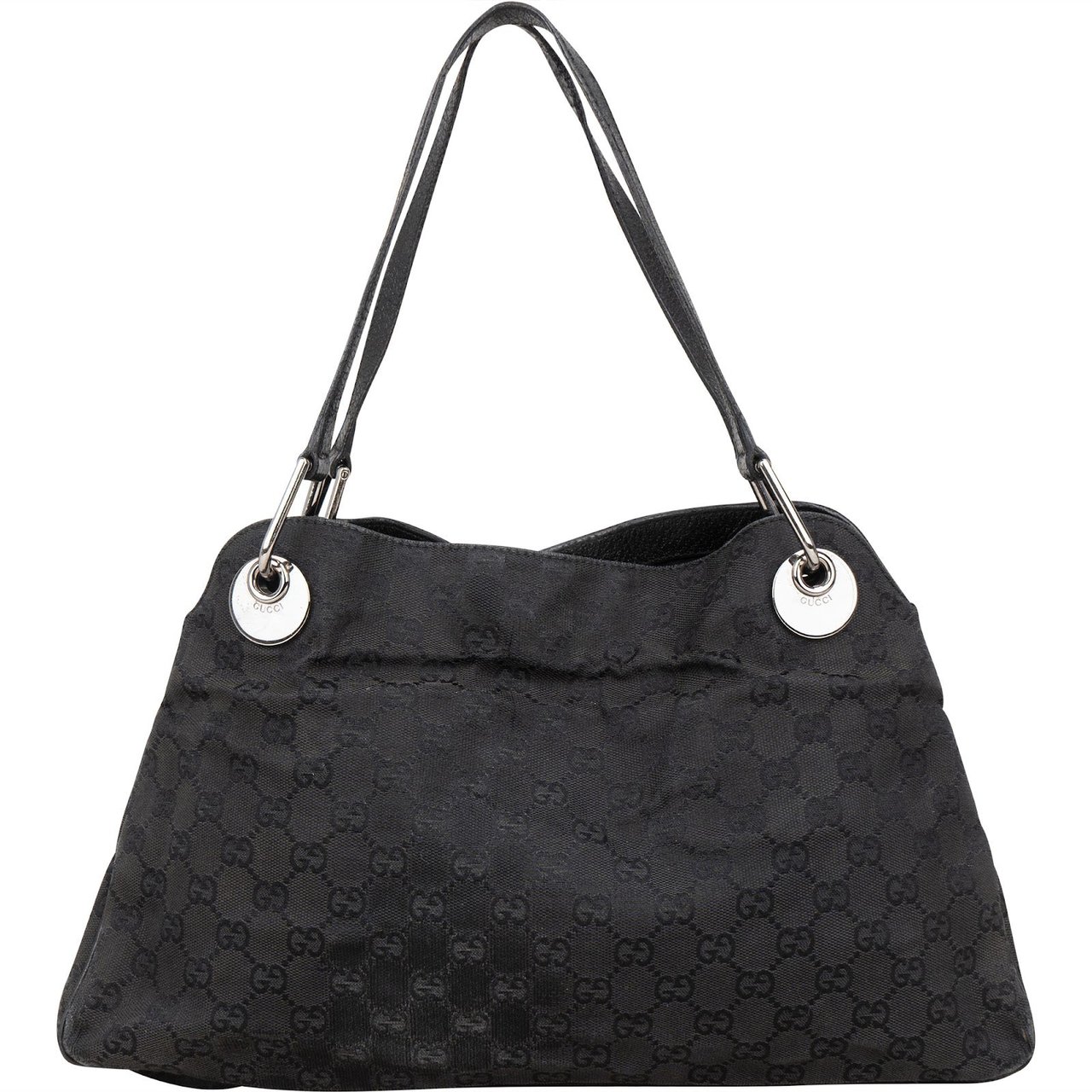 Gucci Gucci Monogram GG Eclipse Shoulder Bag Zwart