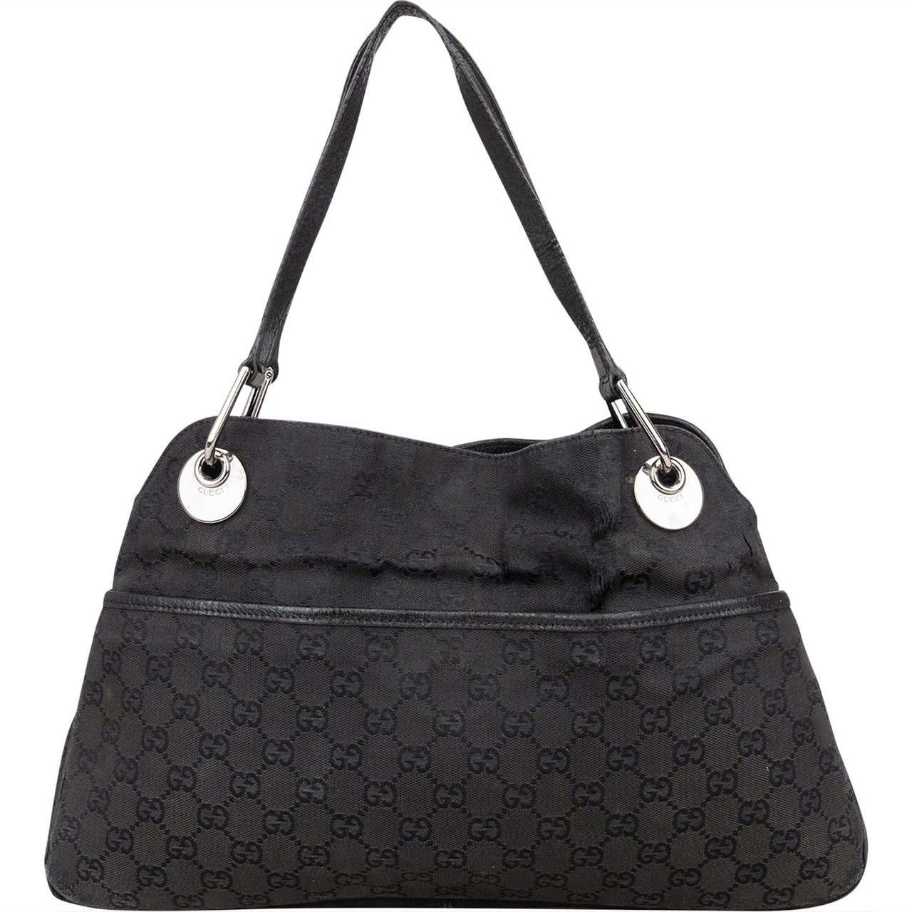 Gucci Gucci Monogram GG Eclipse Shoulder Bag Zwart