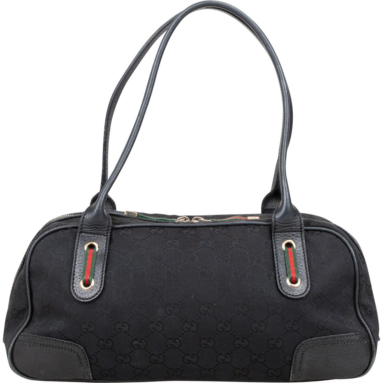 Gucci Gucci Monogram GG Princy Shoulder Bag Zwart