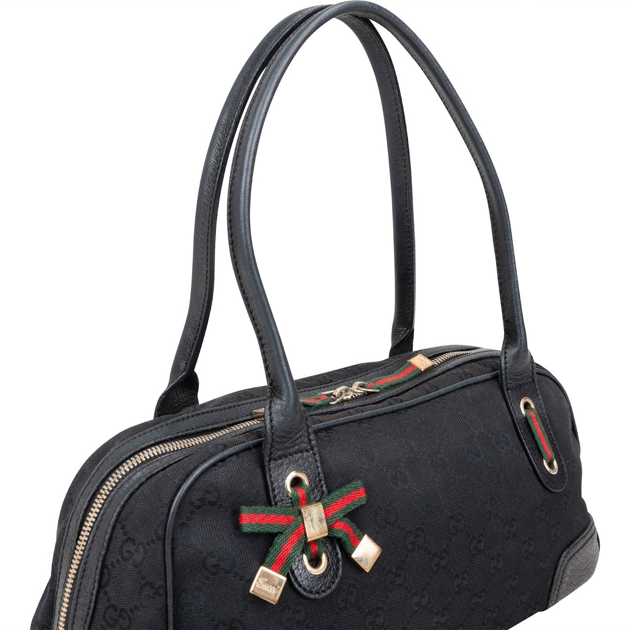 Gucci Gucci Monogram GG Princy Shoulder Bag Zwart