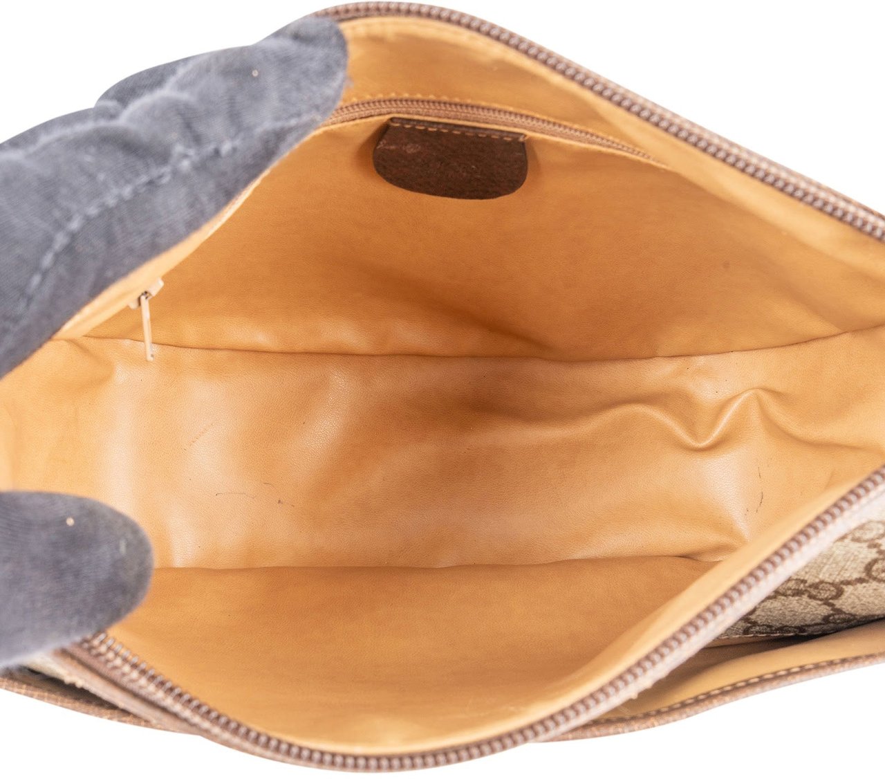 Gucci Gucci Monogram GG Supreme Canvas Vintage Camera Crossbody Bag Beige