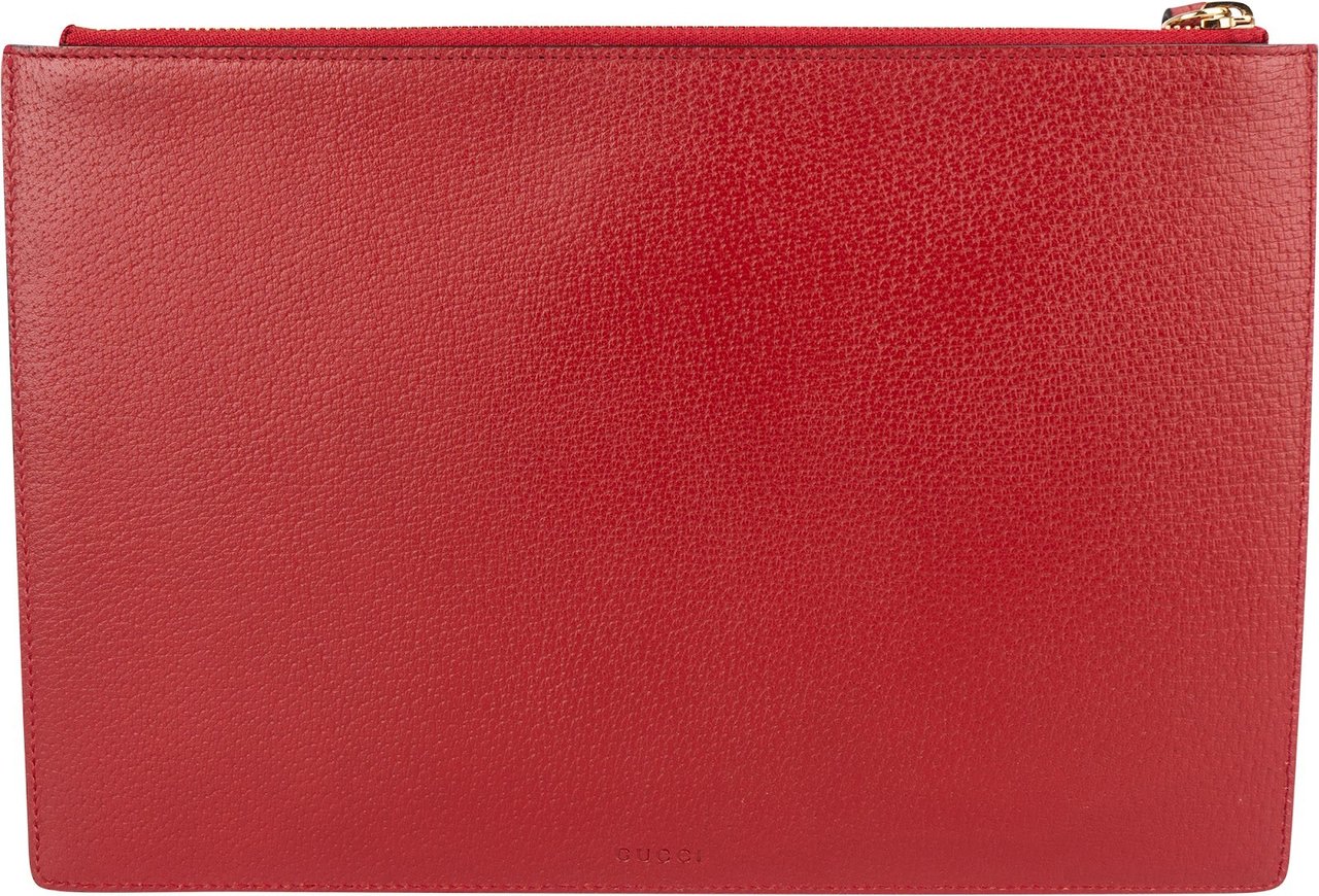 Gucci Gucci Monogram GG Supreme Tian Bird Zip Clutch Divers